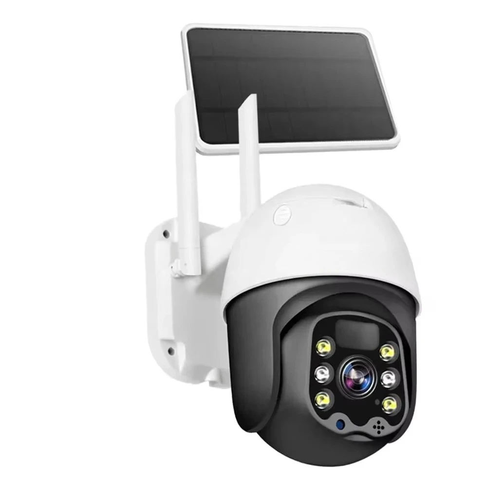 1080P Solar Camera 4G Outdoor PTZ Cameras 4g Sim Card Mobile View PTZ Solar CCTV Camera 4G