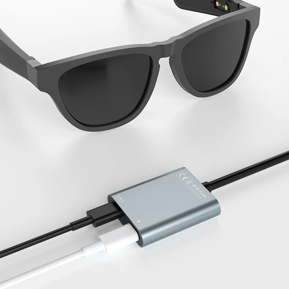 HUB USB-C 2 in 1 PD100W e trasferimento dati Docking station USB C Adattatore multiporta da 10 Gbps Dongle USB C per occhiali AR/PC portatile