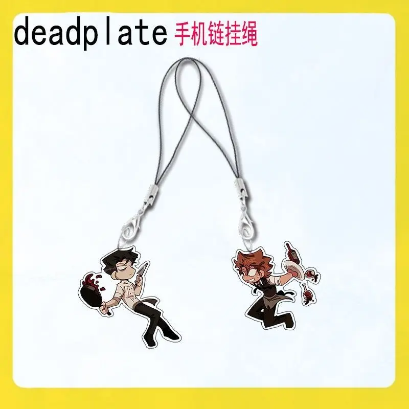 Dead Plate Game Acrylic Phone Lanyard Character Pendant Mobile Strap Backpack Ornament Student Accessory Decoration Friends Gift