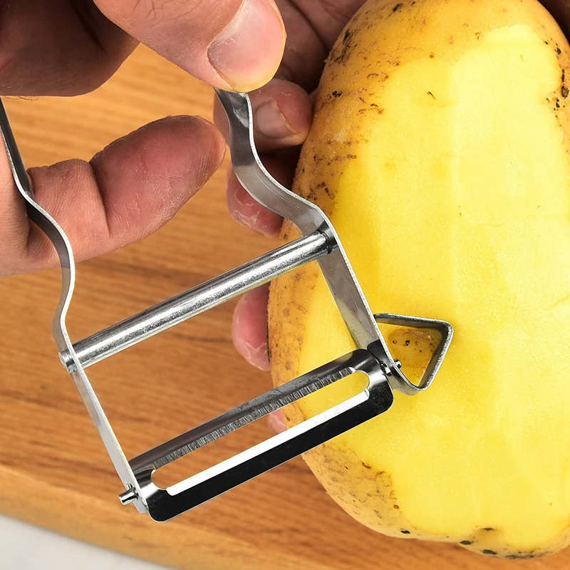 1pc Salad Potato Slicer Kitchen Accessories Peeler Vegetables Fruit Stainless Steel Knife Cabbage Graters Cooking Tools
