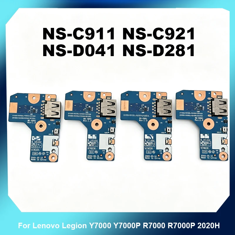 USB IO Sub Board For Lenovo Legion Y7000 Y7000P R7000 R7000P 2020H NS‑C911 NS‑C921 NS‑D041 NS‑D281 USB Small Board
