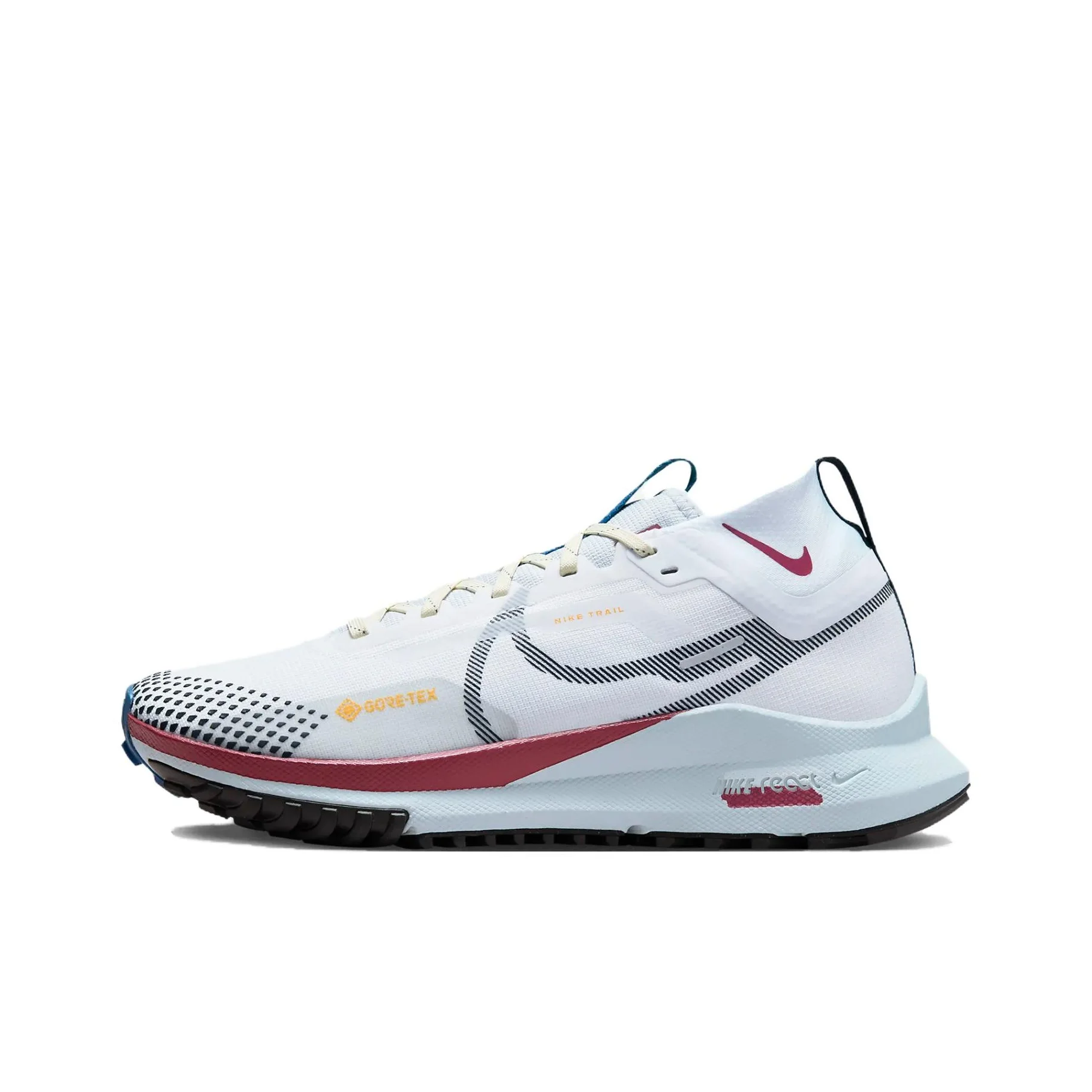 

Женские кроссовки Nike React Pegasus Trail 4 Gore Tex White Cedar Court Blue Black DJ7929-102