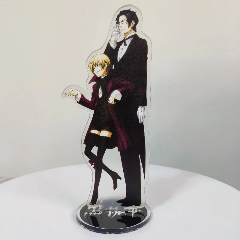 Japan Anime Black Butler Figure Cosplay Acrylic Double-Sided Stands Model Creative Design Desk Decoration Fans Collection Gift