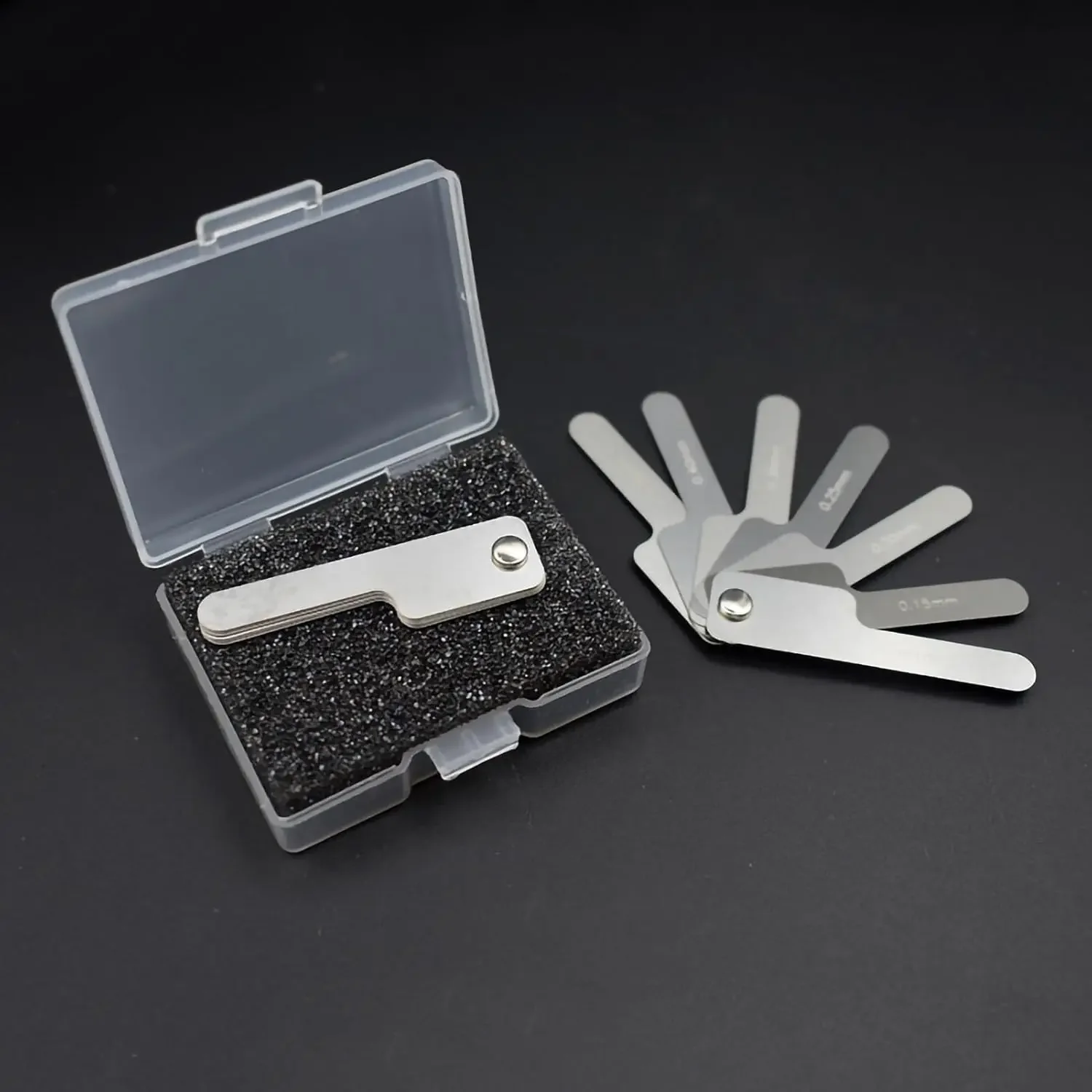 

Feeler Gauge 7 Blades Leaf Gauge Stainless Steel Interdental Feeler Gauge Metric Tooth Gap Measuring Tool manufacturer