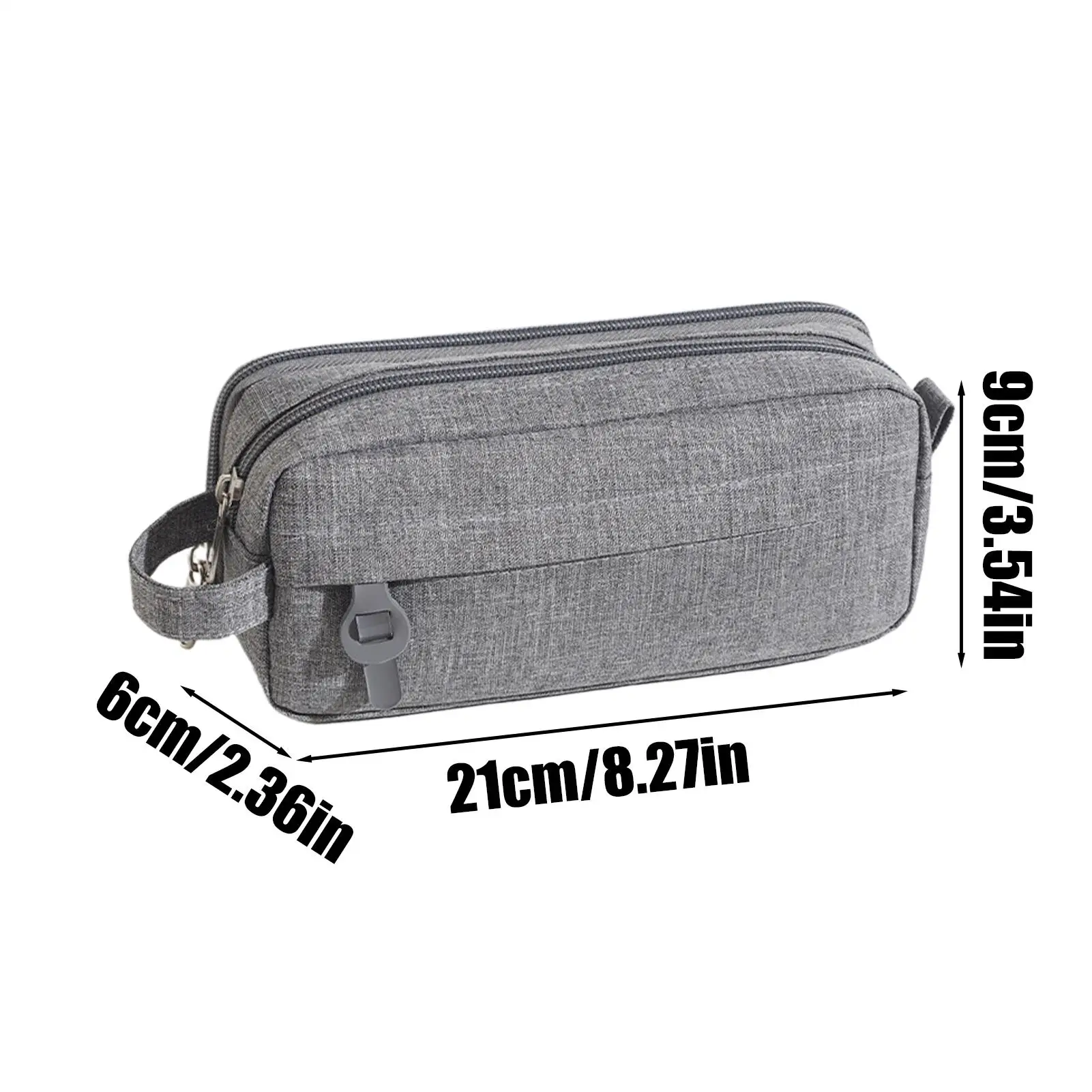 مقلمة حاوية بطبقة مزدوجة مع مقبض حمل، حاويات مقبض أكسفورد للأطفال والمراهقين والبنات والنساء والرجال في المدرسة