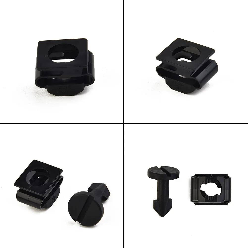 1pcs Stay Grommet With Stud Suitable For Honda Plastic Engine Cover Stud Stay Grommet Practical Replacement Black Accessories