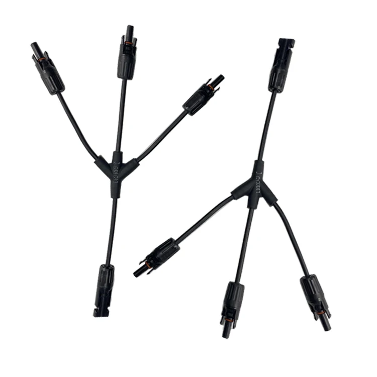 1000V 1-to-3 Three-Way Solar Panel Splitter Cable, Y-Branch Parallel Connector Pair, convenient combination for solar energy pan