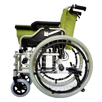 Green Manual Wheelchair – Safe and Durable Mobility Chair 1