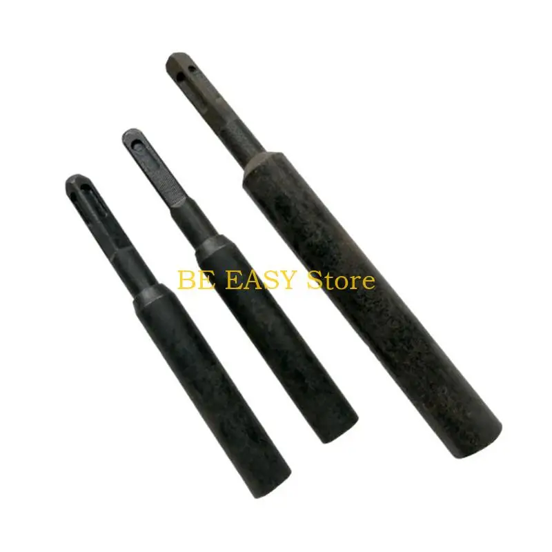 

E28F SDS Plus Ground Rod Driver for 5/8Inch 3/4Inch Ground Rods Hardened Steel Ground Rod Driver Earth Stake Hammer