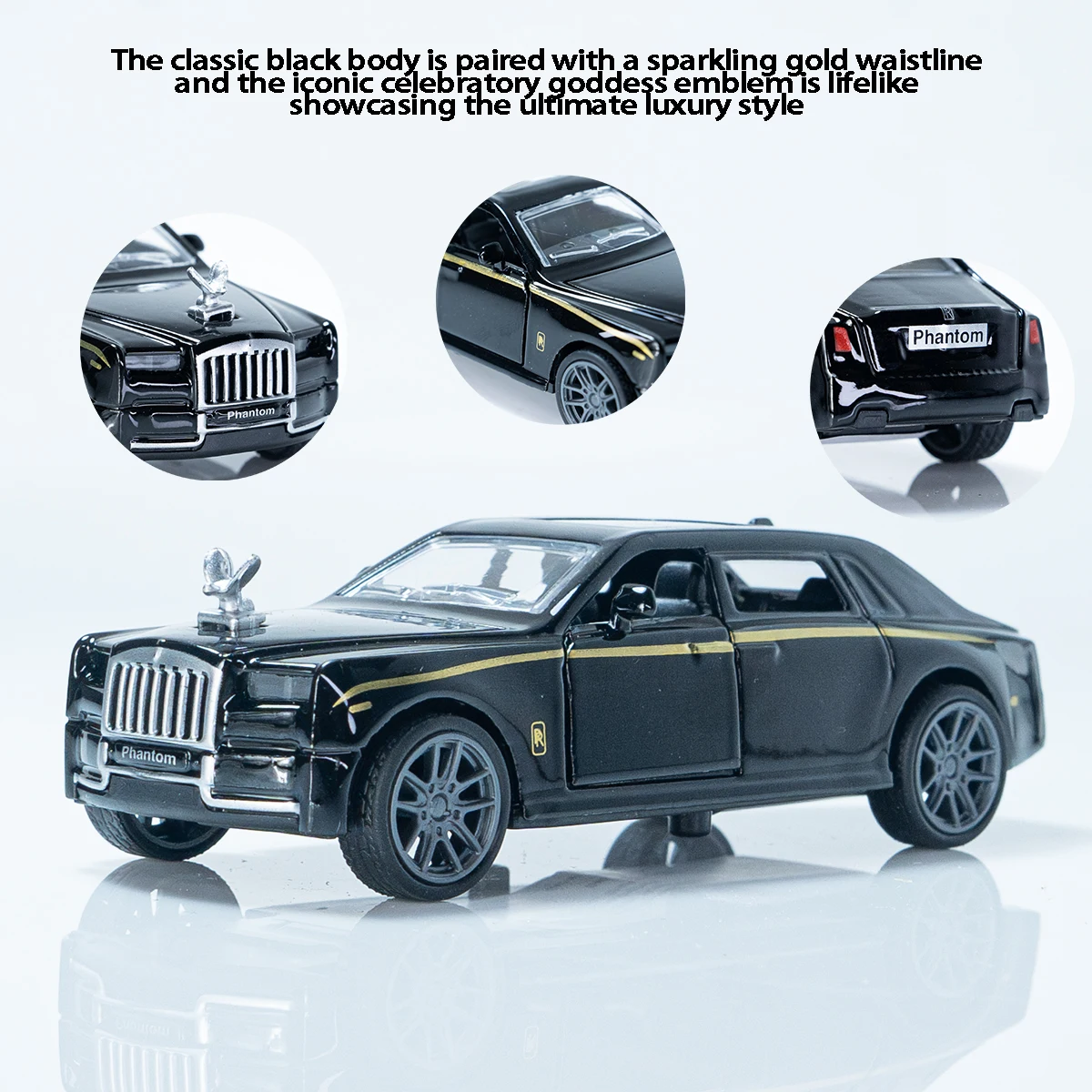 

1:42 масштаб, ограниченная серия, имитация модели автомобиля, сплав, раздвижная сила, игрушка-автомобиль с двойной дверью, креативный орнамент, детский подарок