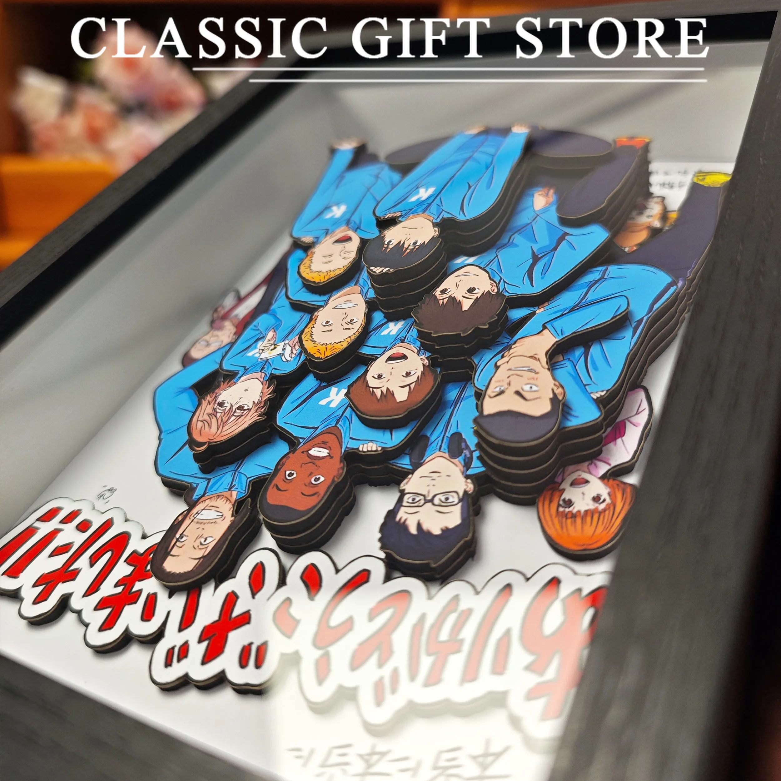 روايات أنيمي Kaze Ga Tsuyoku Fuiteiru ثلاثية الأبعاد اللوحة الزخرفية Kiyose Haiji الشكل اليدوية سطح المكتب إطار الصورة الزخرفية