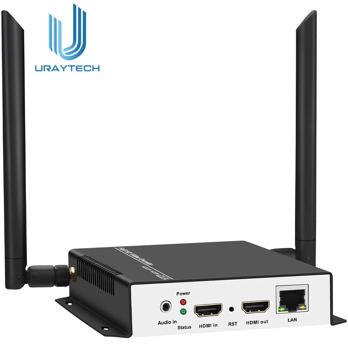 URayTech HEVC H.265   to SRT RTSP RTMP HTTP Streaming Encoder Wireless H265 H.264 HD Video to IP Stream Encoder   WIFI