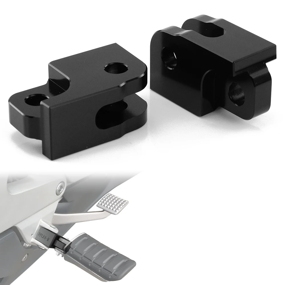 Front Footpeg Lowering Relocation Brackets For Honda ST1300 2003-2015 2016 2017 2018 ST 1300 Motorcycle Aluminum Rider Foot Pegs