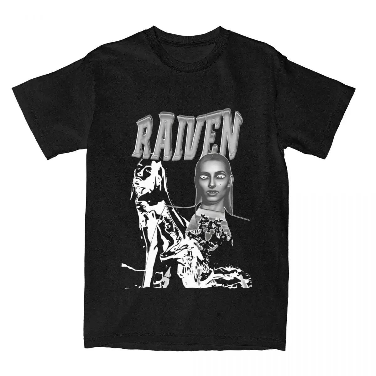 Eurovisions 2024 VAPORWAVE RAIVEN SLOVENIA VERONIKA T Shirt Stuff for Men Women Cotton Vintage T-shirt Short Sleeve Clothes