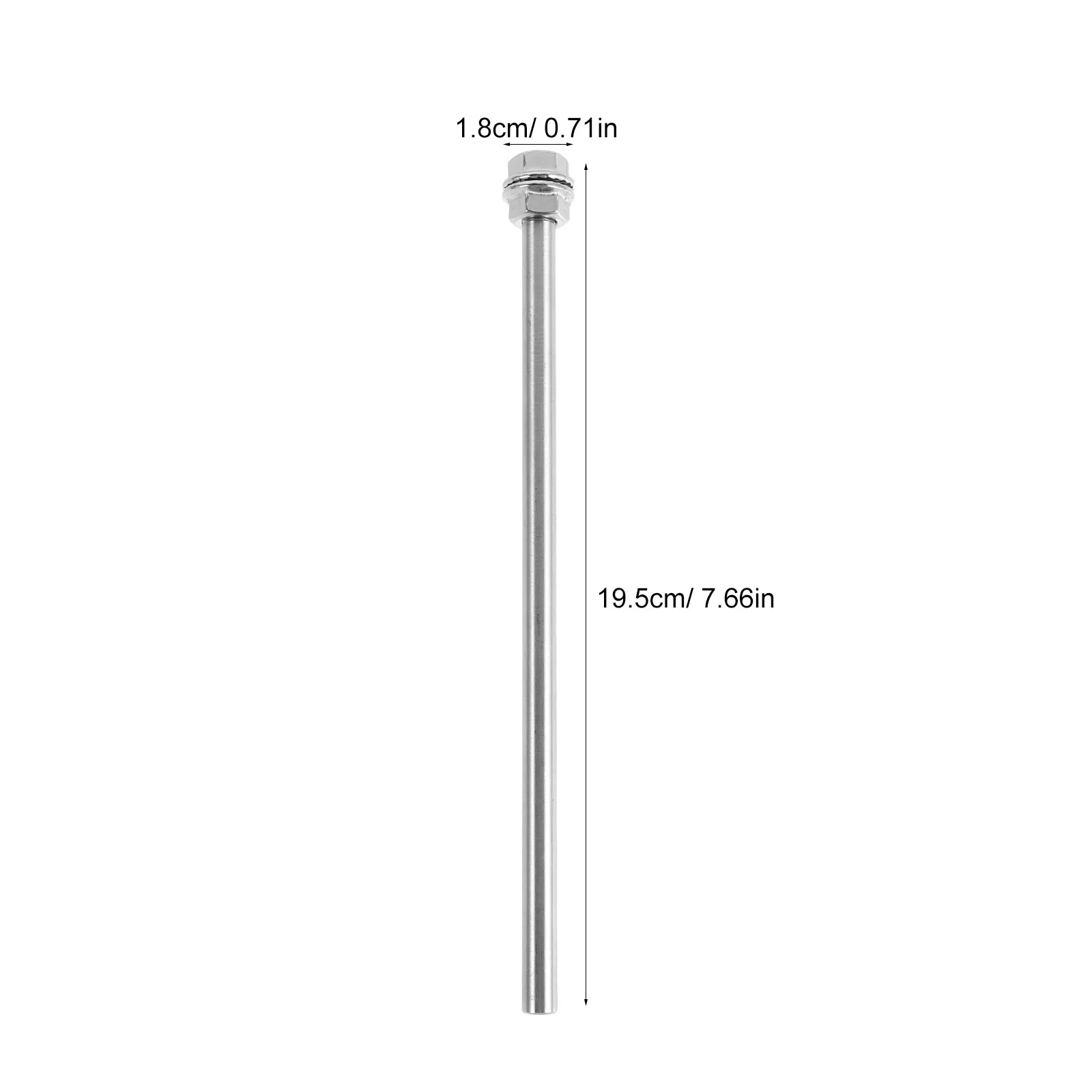 Stainless Steel Mixing Paddle Rod Lab Overhead Stirrer 20Cm Replacement Shaft for Efficient Chemical Dispersion Stainless Mixer view 3