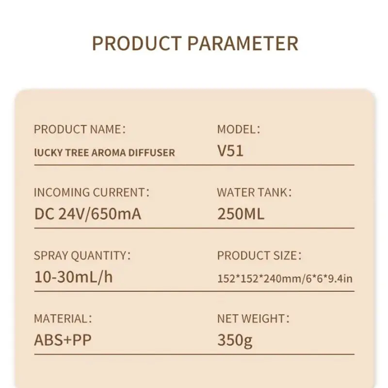 a005-lucky-tree-aromatherapy-essential-oil-diffusers-rotatable-water-drip-humidifier-for-home-250ml-7-color-lights