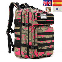 30L/50L Women Men Backpack Sport Trekking Hunting Nylon Rucksack Military Hiking Bag Navy Blue Pink Camouflage Tactical Backpack