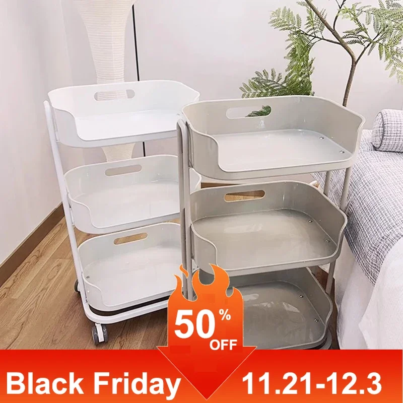 Simplicity Barber Beauty Salon Furniture Decor Aesthetic Storage Trolley Cart Auxiliary Muebles Belleza Hairdresser Wheels