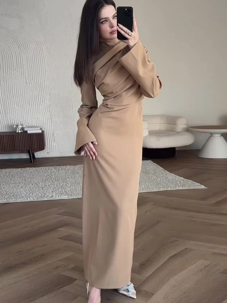 

Eid Muslim Party Dress for Women Abaya Jalabiya Pleated Ramadan Long Sleeve Islam Spring Vestidos Largos Dubai Arab Robe 2024