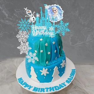 8pcs Disney Princess Tema congelado decoraciones de pastel de pastel Topper para niñas Fiesta de cumpleaños de niñas Regalo de baby shower 12 mejores decoraciones de cumpleaños de princesas de ventas - №9