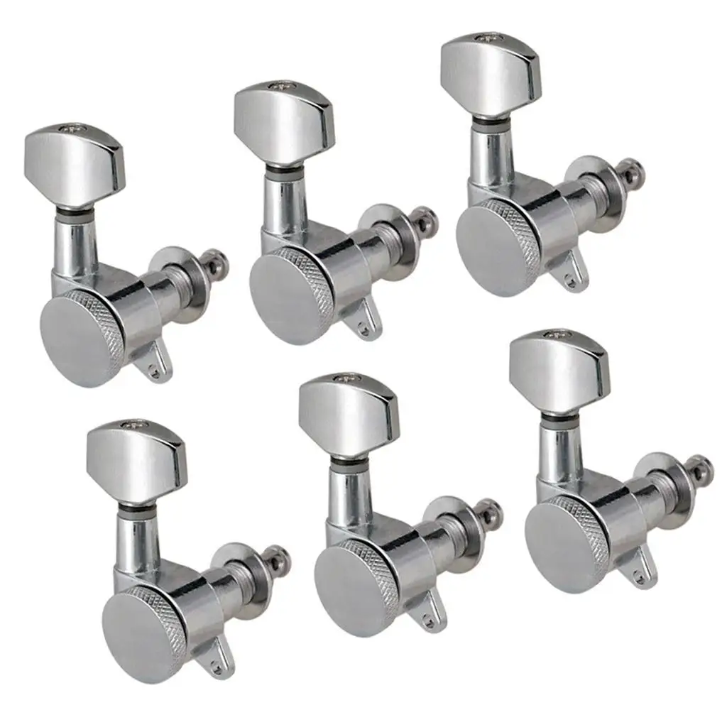 Acoustic Electric Guitar Parts Accessories High Quality Inline String Button Tuners for Guitar Maintenance and Repair - view 2