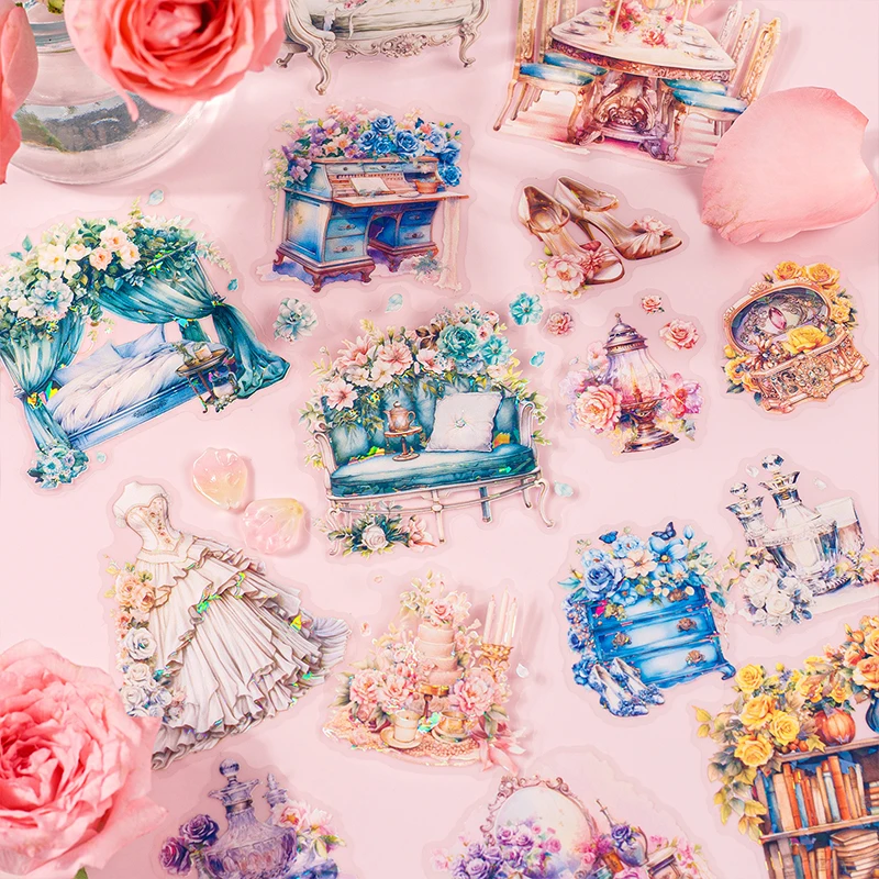 

10 шт., серия «Азей жизни» для девочек, набор декоративных наклеек для скрапбукинга, идеально подходит для коллажей, журналов, рукоделия, принадлежности для рукоделия