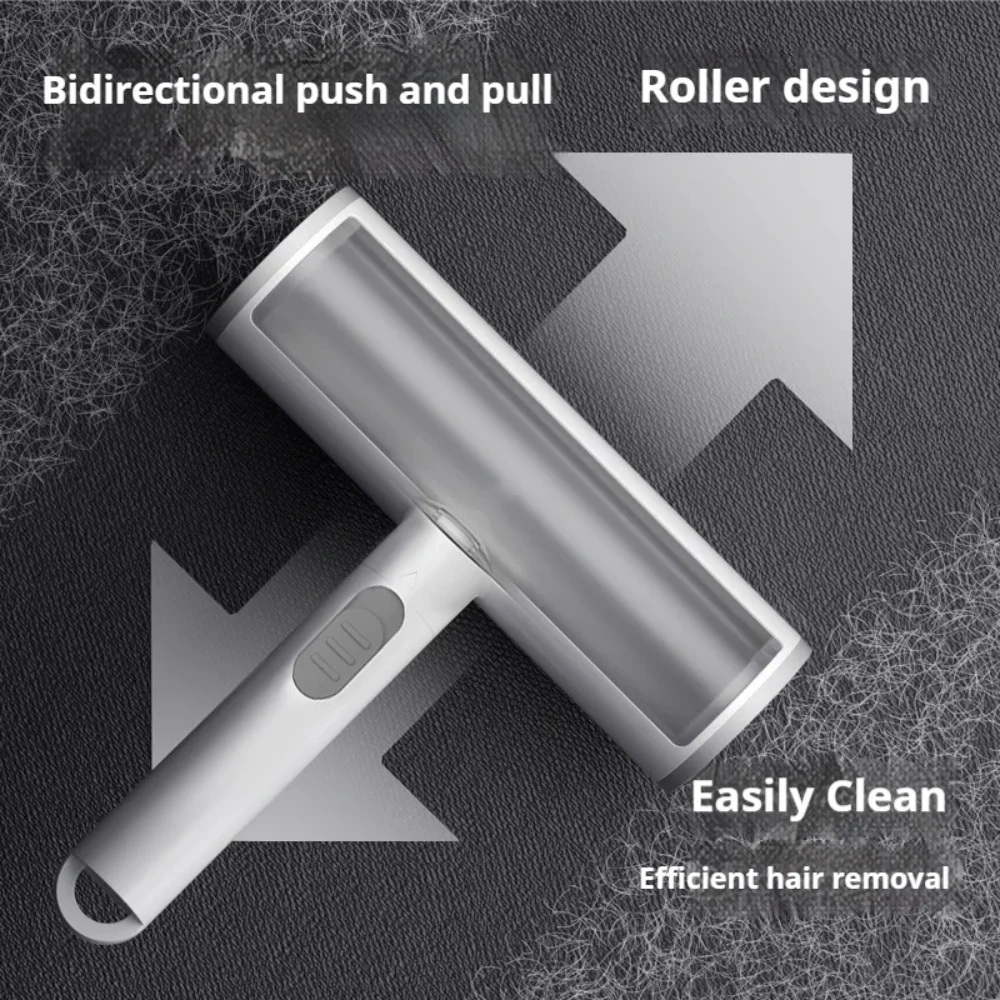 Large Capacity Pet Hair Remover Cat and Dog Hair Cleaning Bed Push-pull Sticky Suction Scraper Washable