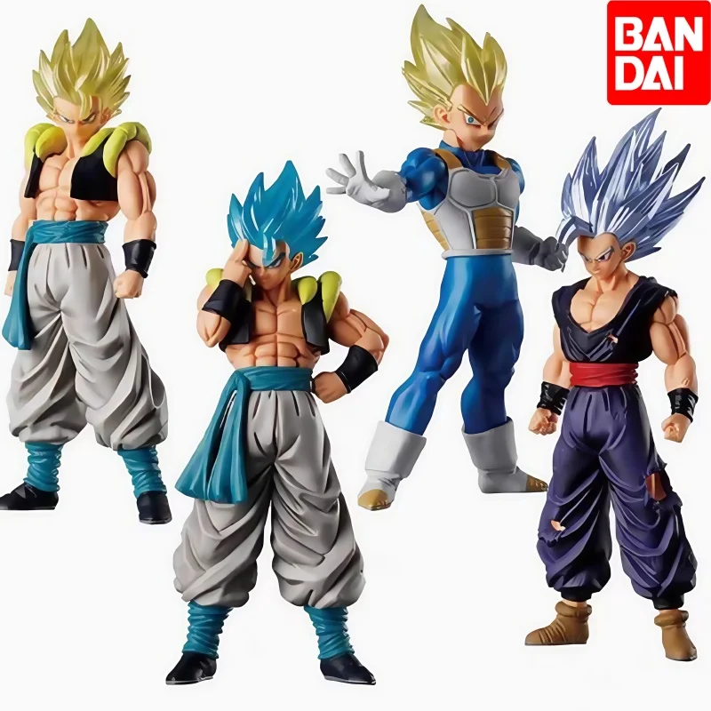 

Hot Genuine Gashapon Dragon Ball 02 Saiyan Edition Vegeta Gogeta Son Gohan Anime Figure Collectible Model Toys Gift