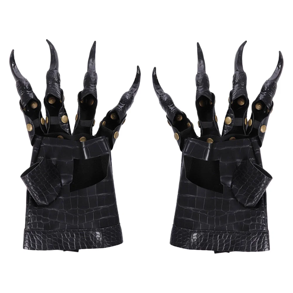 Halloween Gloves Dragon Claw Performance Cosplay Props Long Nail Horror Costume with Nails Outfit
