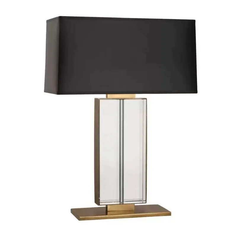 

American Luxury Crystal Table Lamp Led Bedroom Bedside Living Room Study Hotel Modern Designer Minimalist Decorative Desk Lights