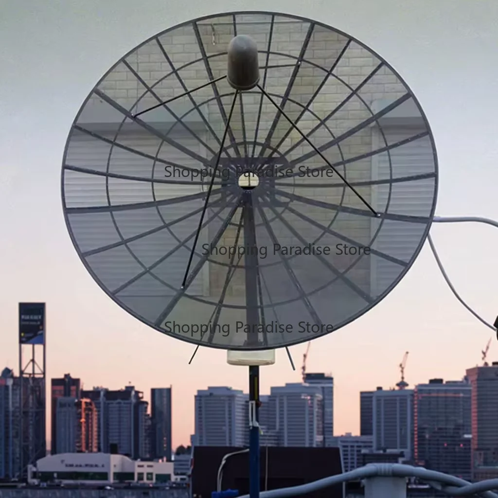 C Band Heavy Duty Aluminum Mesh Dish Antenna Wind Resistant Satellite Receiver for Outdoor Home TV Use - view 5