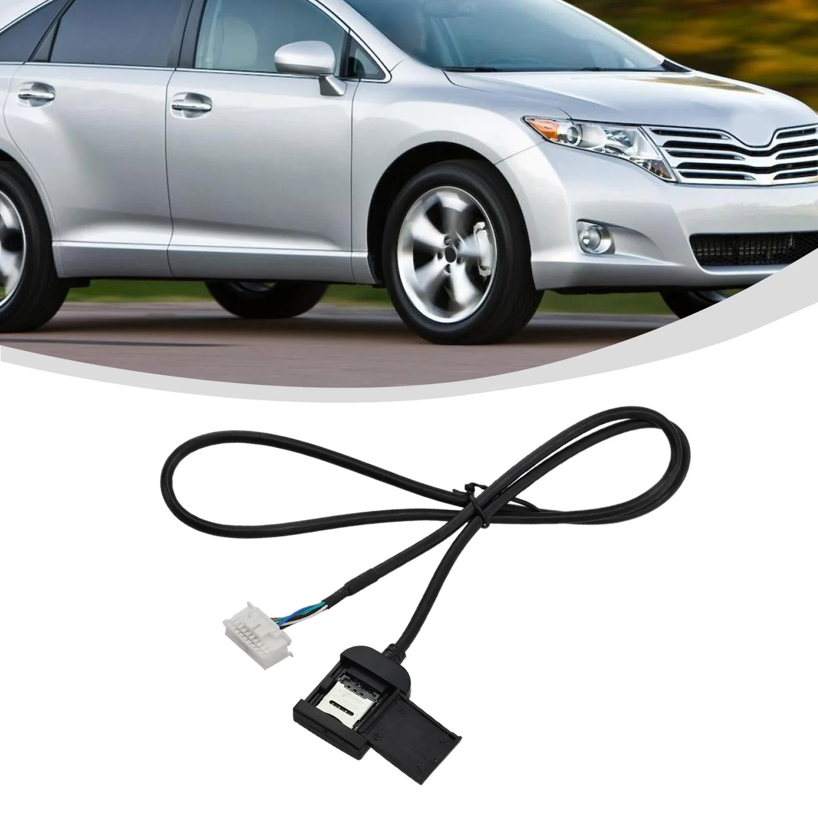 For Radio Multimedia Gps 4G 20pin Sim Card Slot Adapter Cable Connector Replancement Part Automotive Accsesories