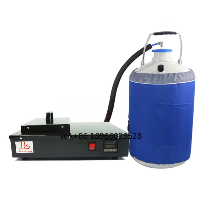 

06 Liquid Nitrogen Freeze Separator 2 in 1 Kit Built-in Oil-Free Pump with 10L Liquid Nitrogen Tank 220V 110V 300W