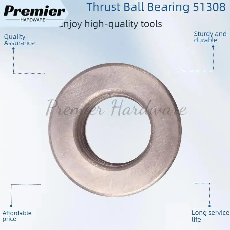 

Подшипник двигателя по хорошей цене, однорядный 51308, упорный шарикоподшипник для машиностроения, упорный шарикоподшипник 51308