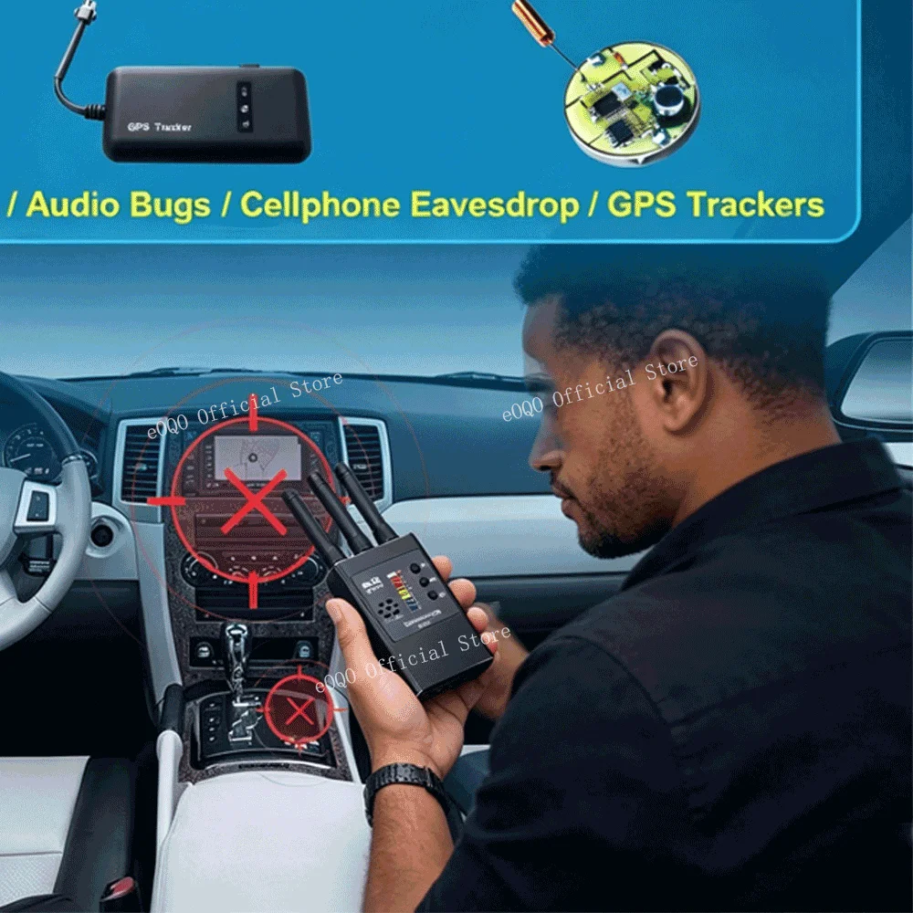 

G638 Multi-function Anti-spy Detector Camera GSM Audio Bug Finder GPS Signal Lens RF Tracker Detect Wireless Products Full Range