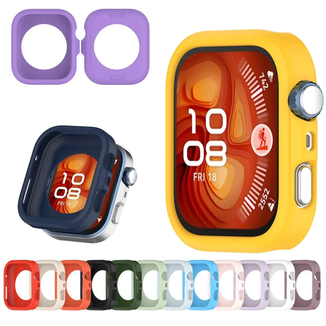

Мягкий силиконовый защитный чехол для Huawei Watch Fit4 Fit 4 Pro, защитная рамка, бампер, защита от царапин, противоударный