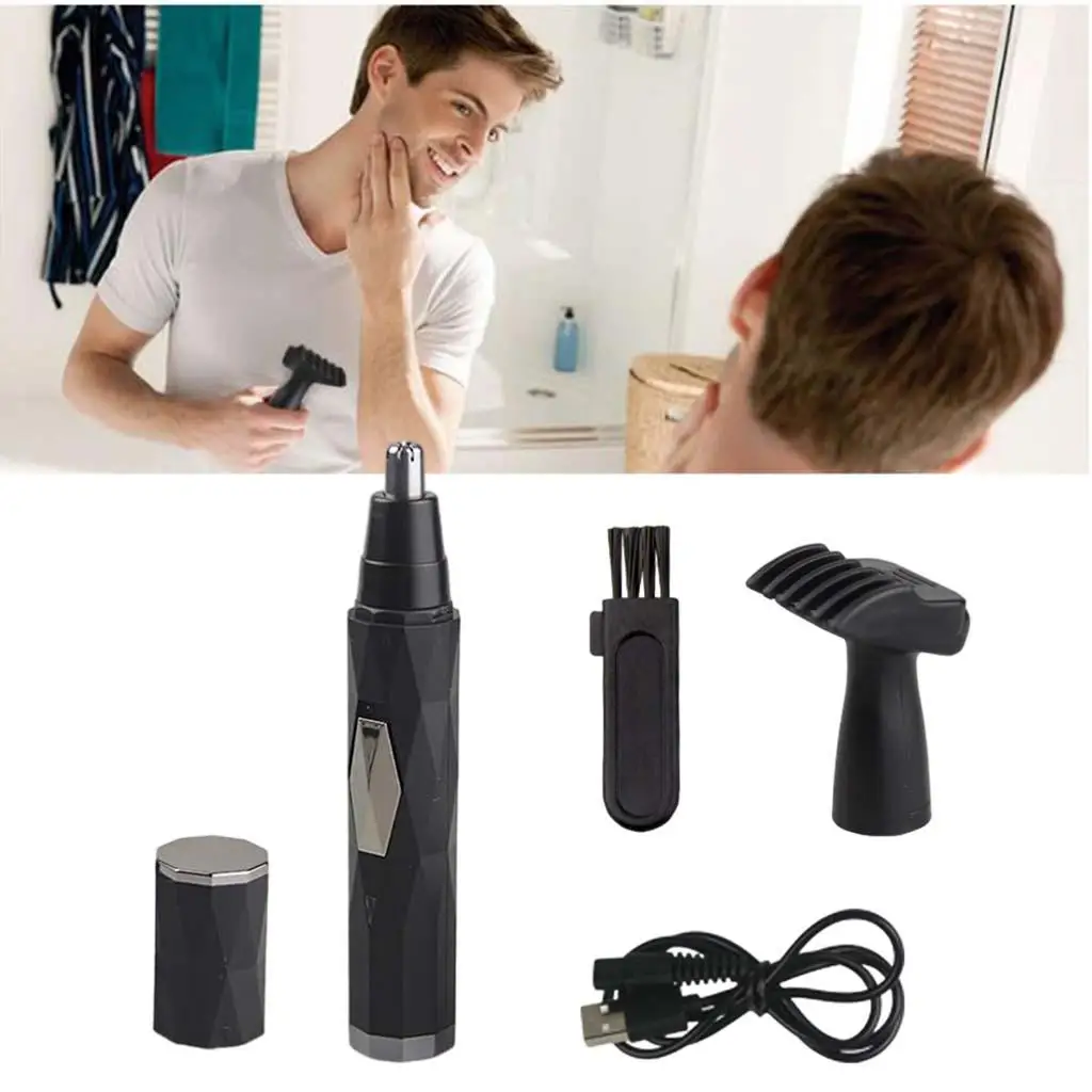 

Shaving Nose Ear Rechargeable Nose Hair Shaver Beard Remover for Men