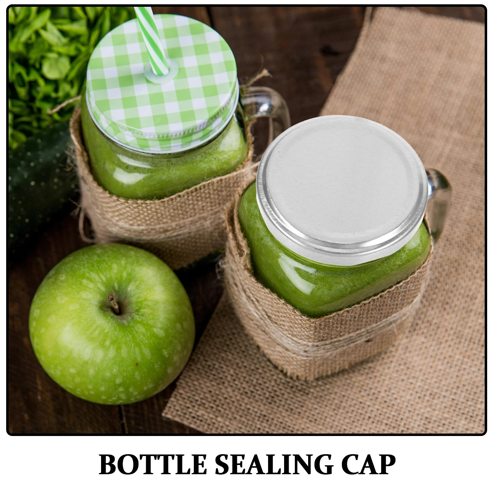 Couvercles de bocaux Mason de 66Mm, 100 pièces, bouchons hermétiques en fer blanc pour conserve, confiture, gelée, stockage d'épices, couvertures de conservation de cuisine réutilisables