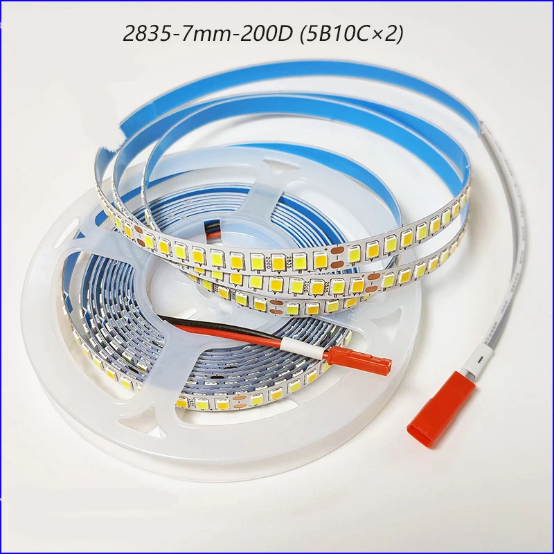 3meters 2835-7mm-180D And 200D 3Colors Constant Current LED Strip with 3000K+6500K LED Ribbon