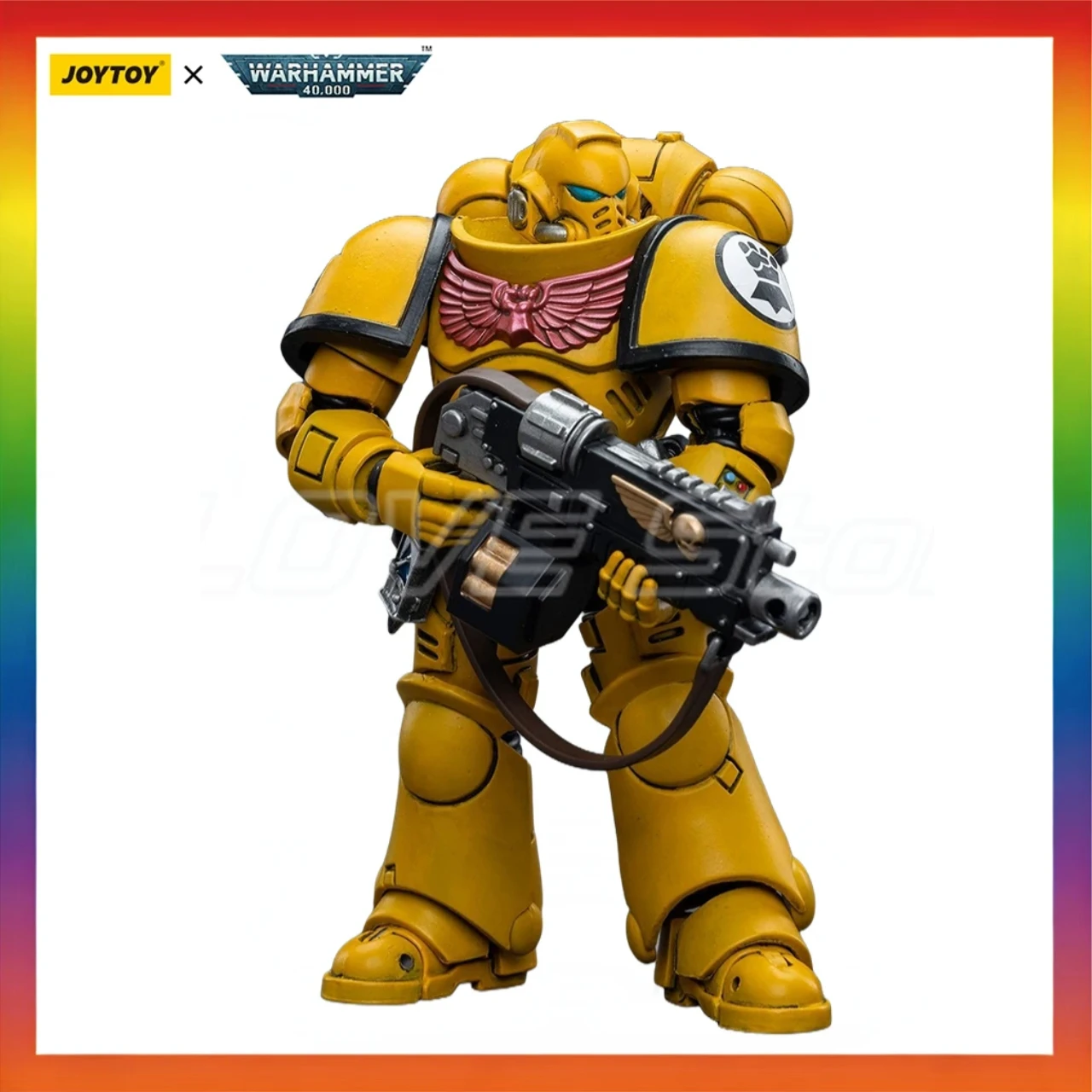 

In Stock Original JOYTOY Warhammer 40K Lmperial FistsIn tercessors 1/18 Action Figure Model Toys Gift