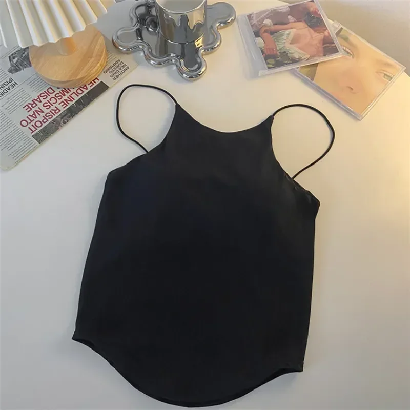 Back Camis Tops Top Sexy Beauty Sports Camisole Lingerie Crop Women Tank Wireless Tube Bralette Tee Seamless Wire-free Underwear