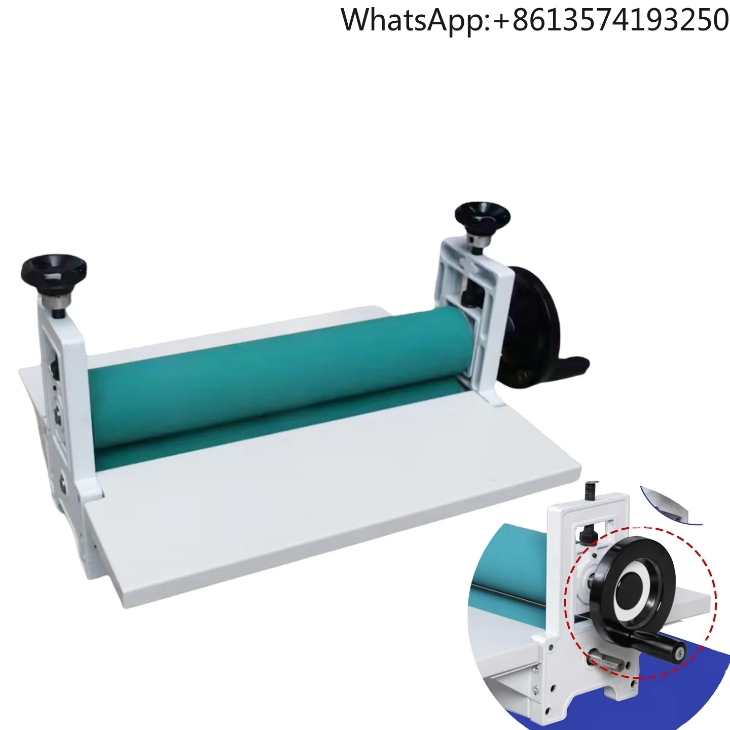 350MM Manual Photo Laminating Machine for Advertising and Photo Printing, Cold Laminating Machine for Home Use