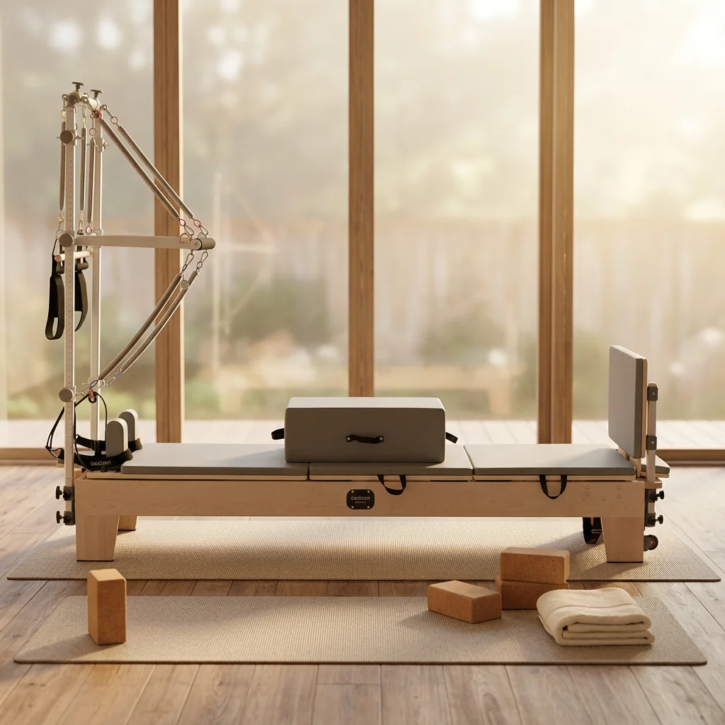

Hot Selling Ergonomic Multifunctional Oak Fitness and Pilates Core Bed