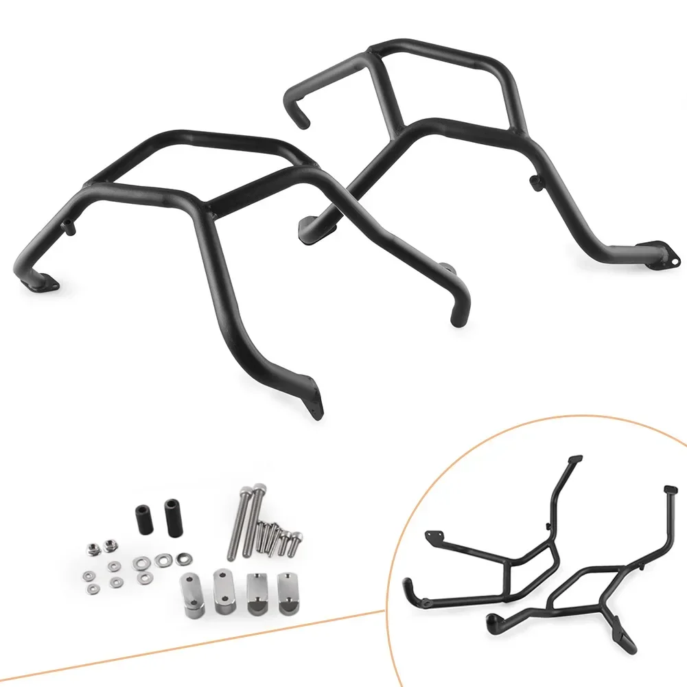 Black Steel For BMW F800GS F700GS F650GS 2008 2009 2010 2011 2012 2013 Motorcycle Engine Upper Highway Crash Bar Guard Protector