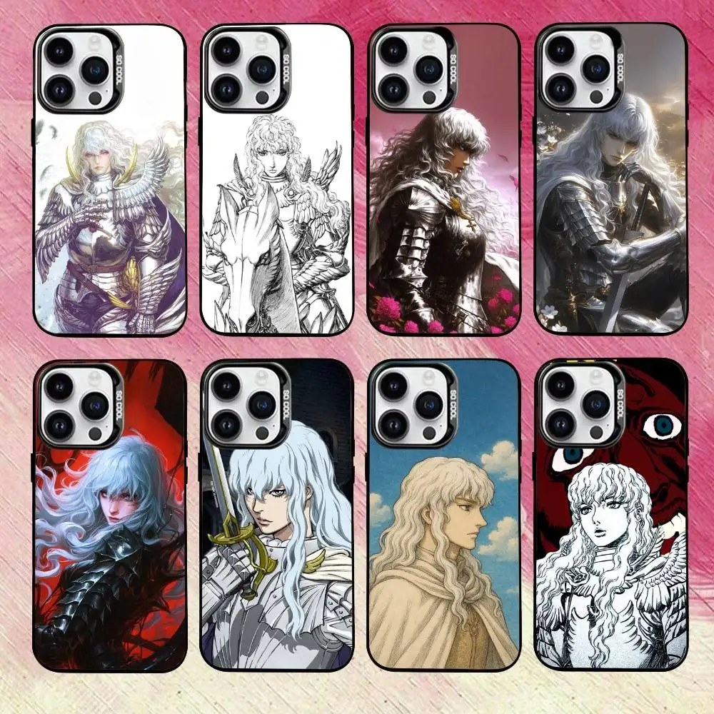 

Handsome G-Griffith B-BerserkS Phone Case For iPhone 17,16,15,14,13,12,11 Plus,Pro Max,XS,Colorful Silver Phone case Funda Cover