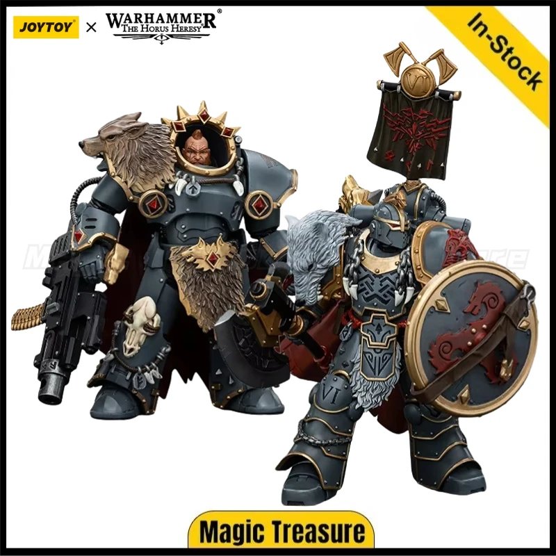 

【В наличии】JOYTOY Warhammer 40K Space Wolves Legion PraetorHvarl Red Blade 1/18 Фигурка Модель Игрушка в подарок