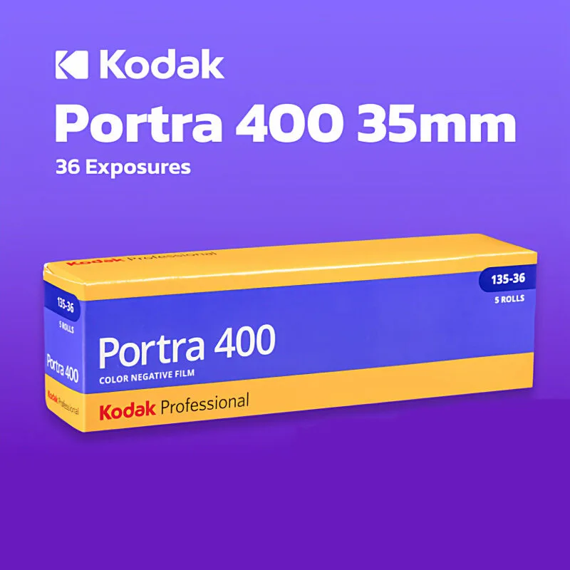 

Плёнка цветная негативная профессиональная KODAK PORTRA400 35 мм, 1-10 рулонов, 36 кадров, C-41, ISO 400, для уличной фотографии, мелкие частицы