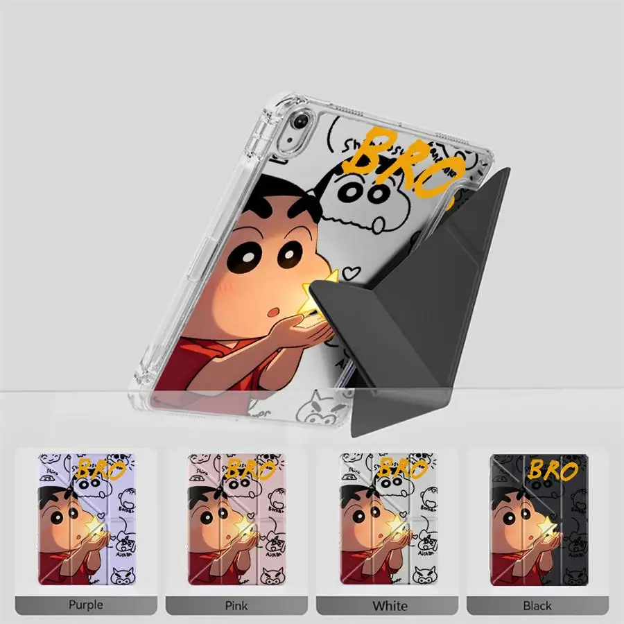 Y-Fold Holder Cover Tablet Case For iPad Pro 2025 Air 4 5 M3 M2 1 2 M4 11inch Pro 11th 10th 9th 8th 7th 12.9inch Mini 6 7