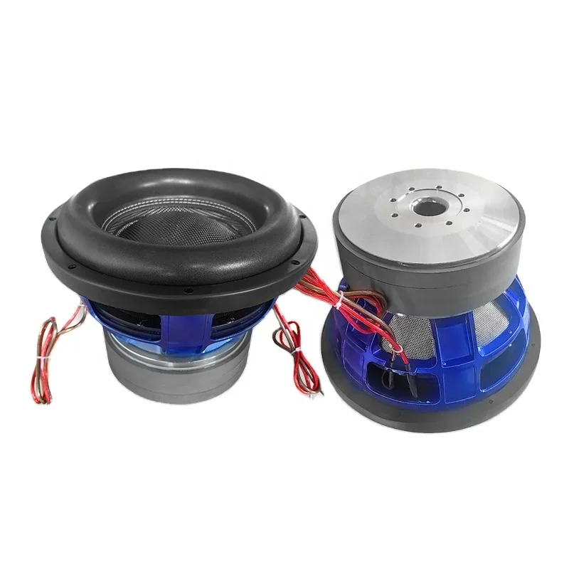 2000W Dual 2Ohm 300oz Aluminum Basket 3-inch BAVC 12 inch Professional Speaker subwoofer Automotive subwoofer