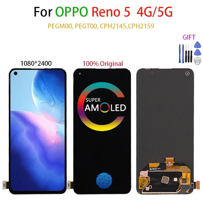 مراجعة وتحليل شاشة LCD لجهاز Oppo Reno5 4G 5G CPH2245